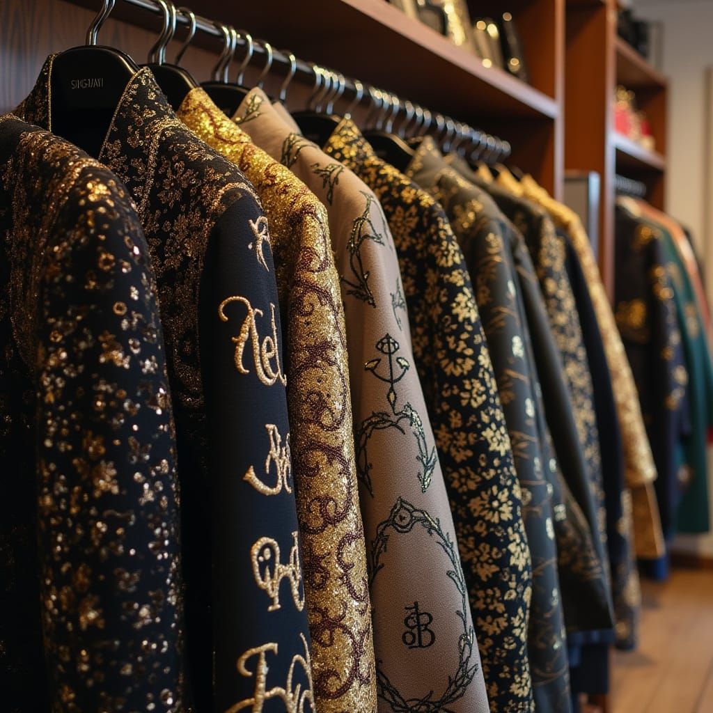 Opulent Luxury Fashion Boutique in Designer Style