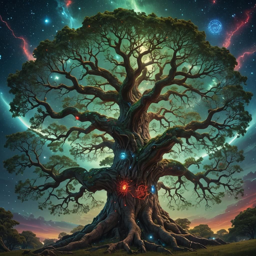 Yggdrasil: Norse Tree of Life in Space