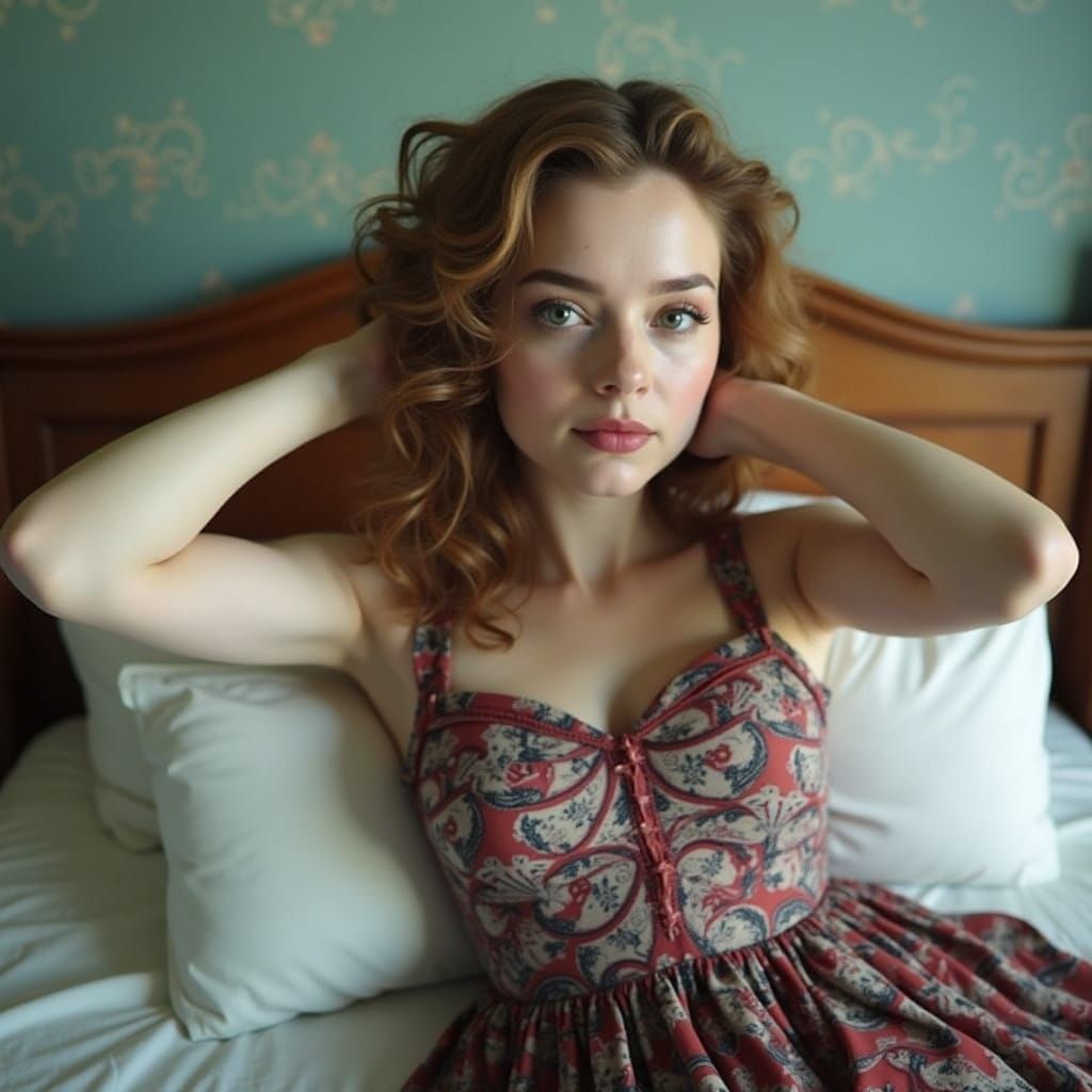 Abstract Swirls of Red and Crimson Art