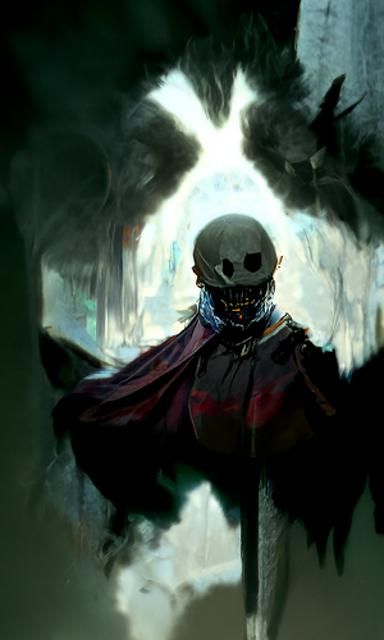 Sinister Anime Grim Reaper by Greg Rutkowski