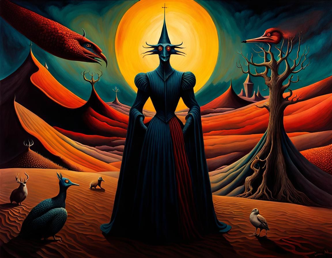 Dreamlike Surrealism: A Dark Fantasy Masterpiece