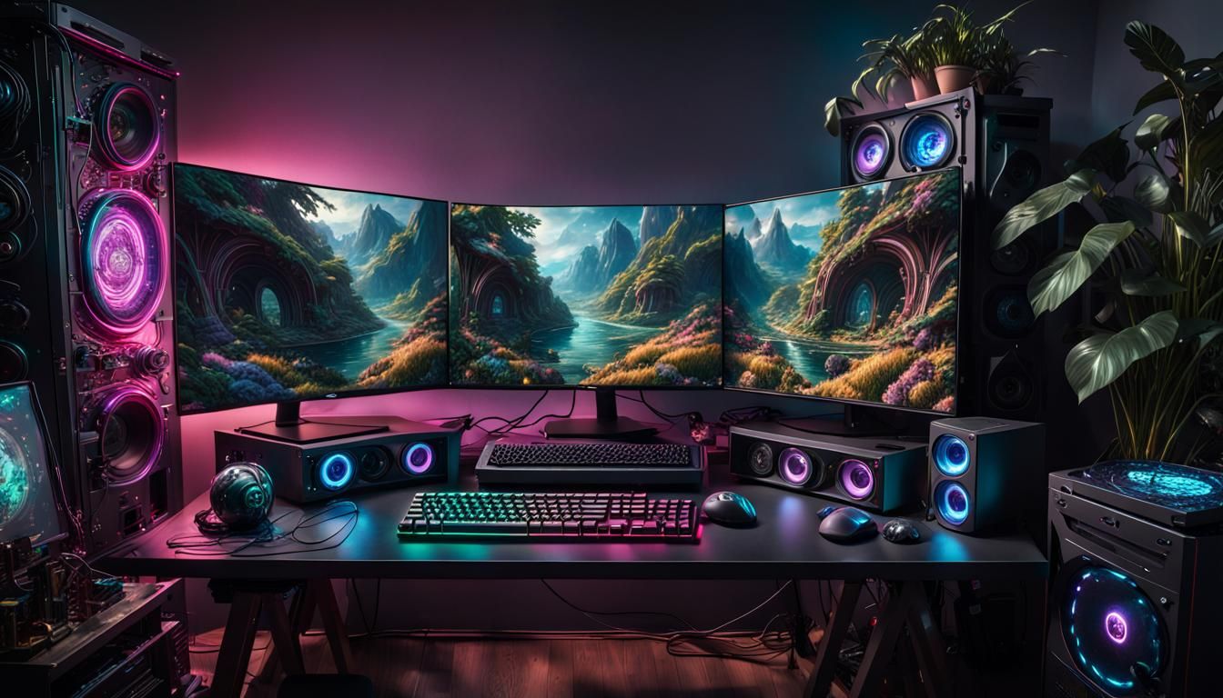 Surround Sound gaming setup