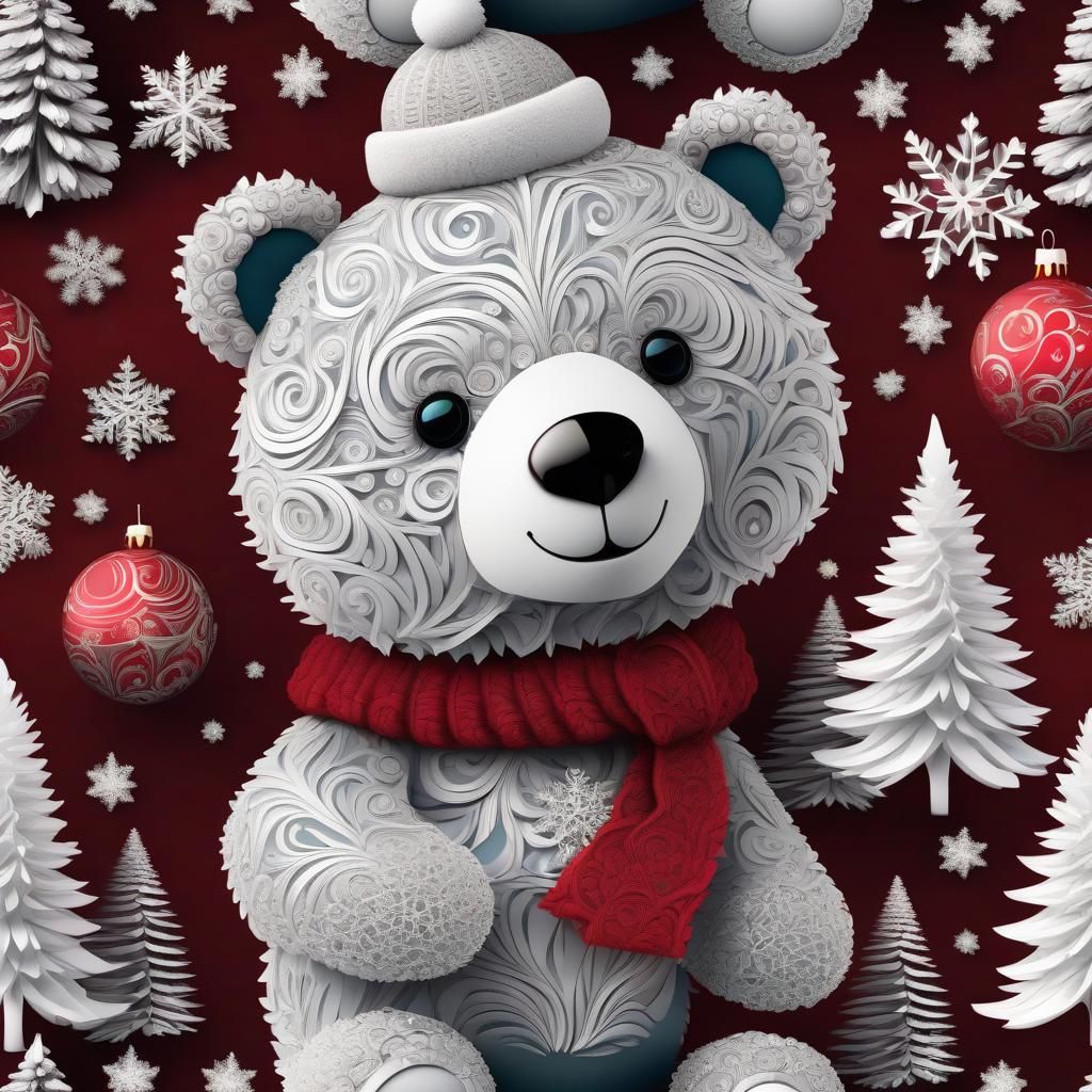 Teddy Christmas by Per.