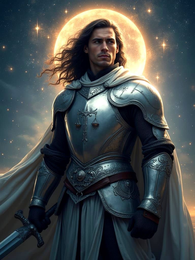 Ethereal Libra Warrior Guardian of Balance