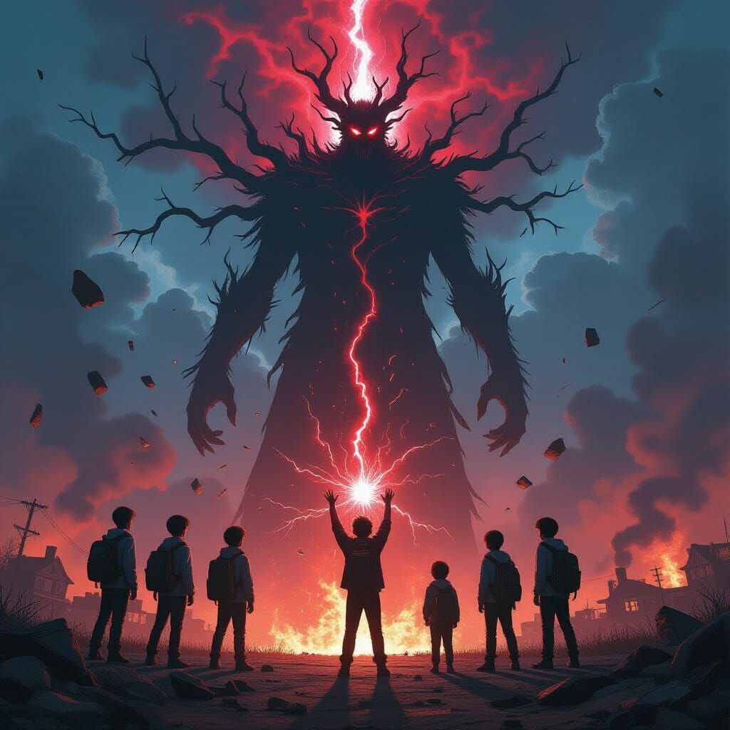 Eleven and Friends Battle Vecna in Epic Fantasy Realism