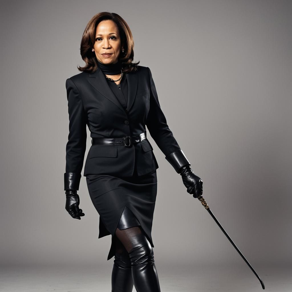 Striking Portrait in Business Attire, Photo-Realistic Style