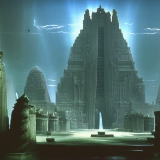 Lost City of Atlantis: Epic Digital Painting