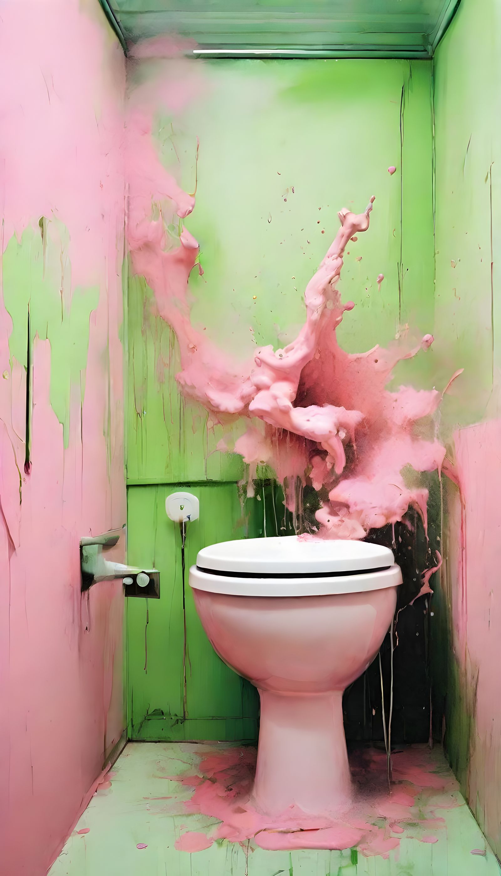 Exploding Toilet Art 14