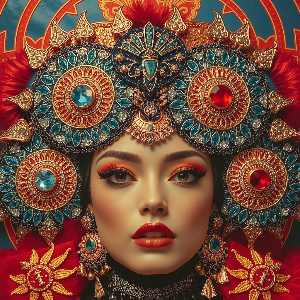 Sensual Masterpiece in Opulent, Dramatic Style