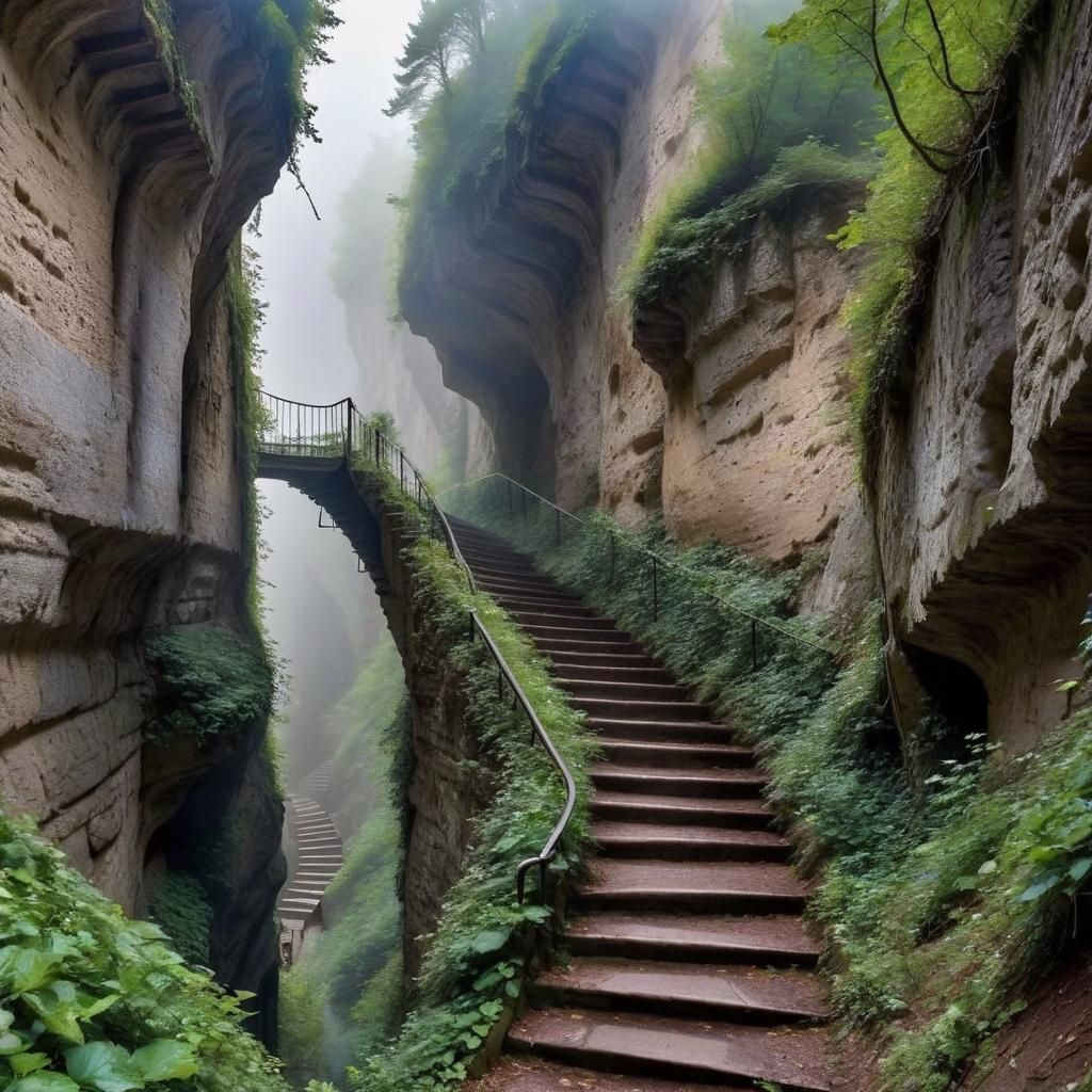 Mysterious Stairway to Unknown Destinations