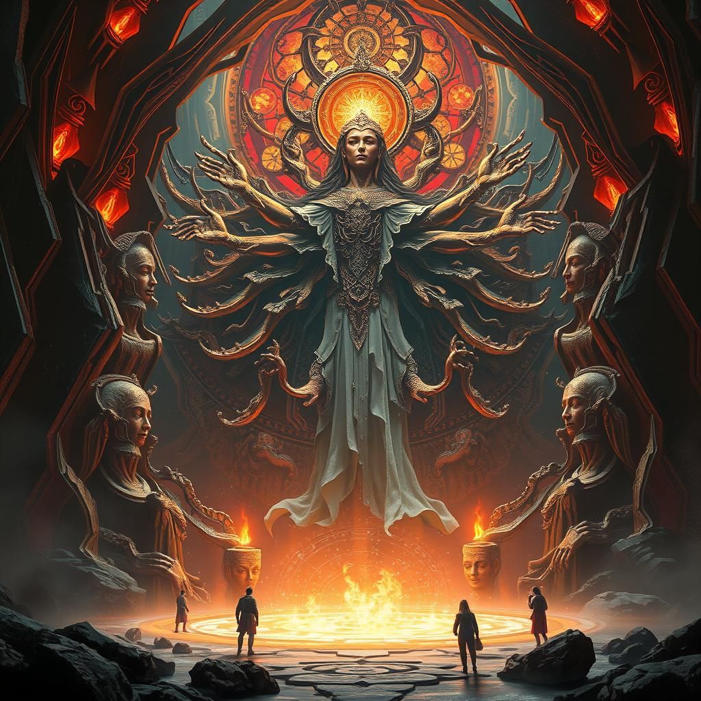 Epic Reincarnation Digital Matte Painting