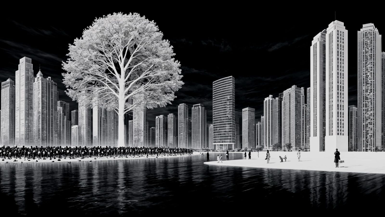 Surrealism Meets Reality in a World Where Black is White