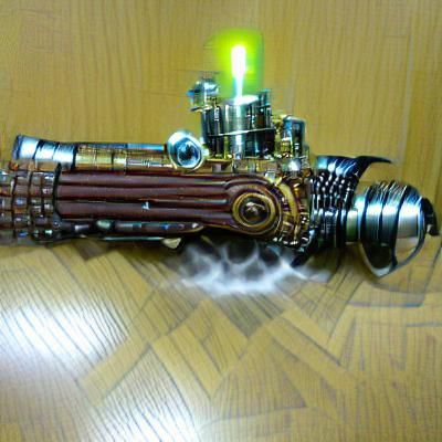 Steampunk Lightsaber Engine Design