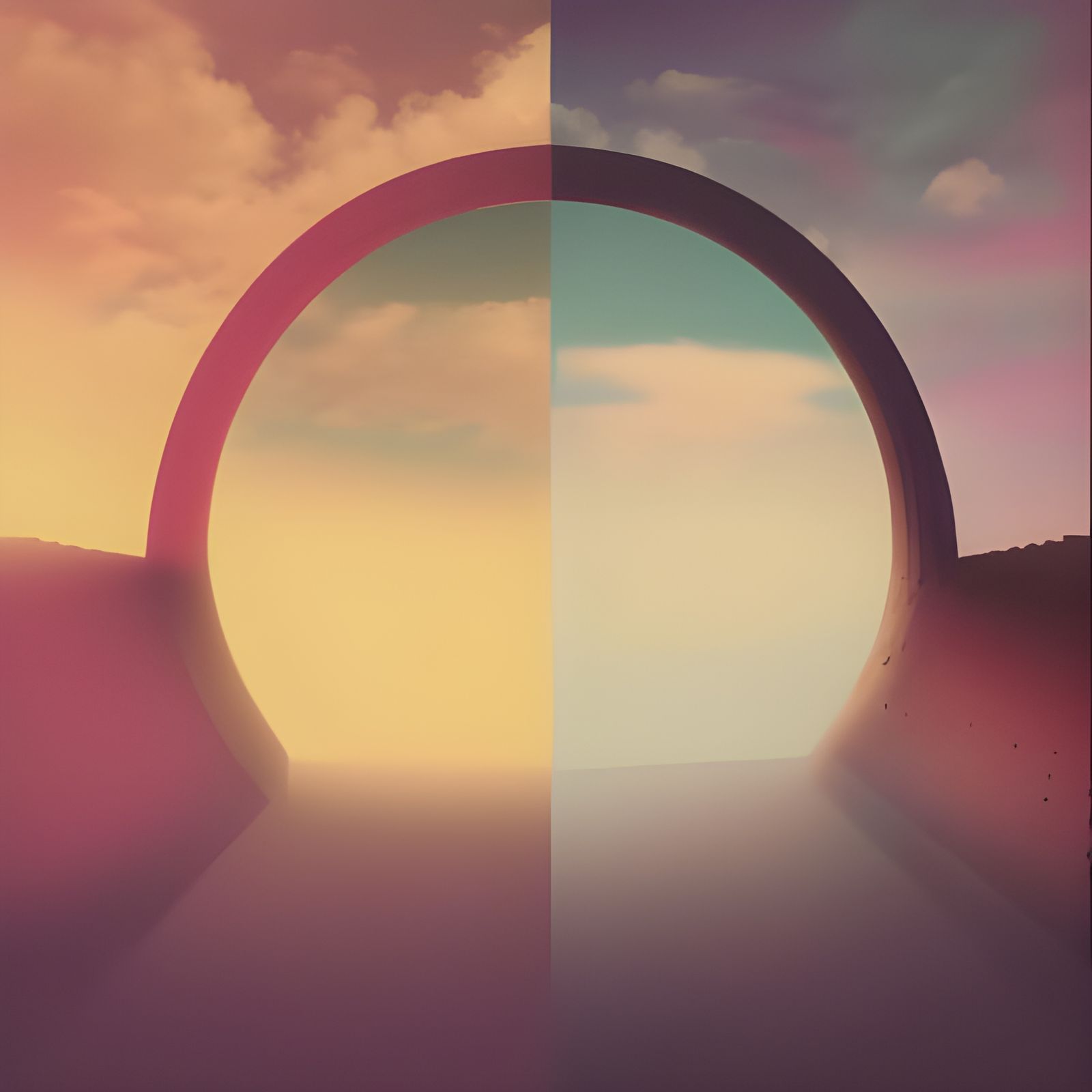 Dystopian World Consumed by Anxiety: Vaporwave Art