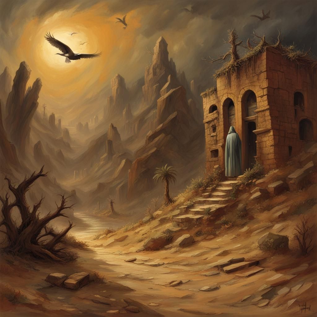 Raven of Horror: Detailed Matte Painting