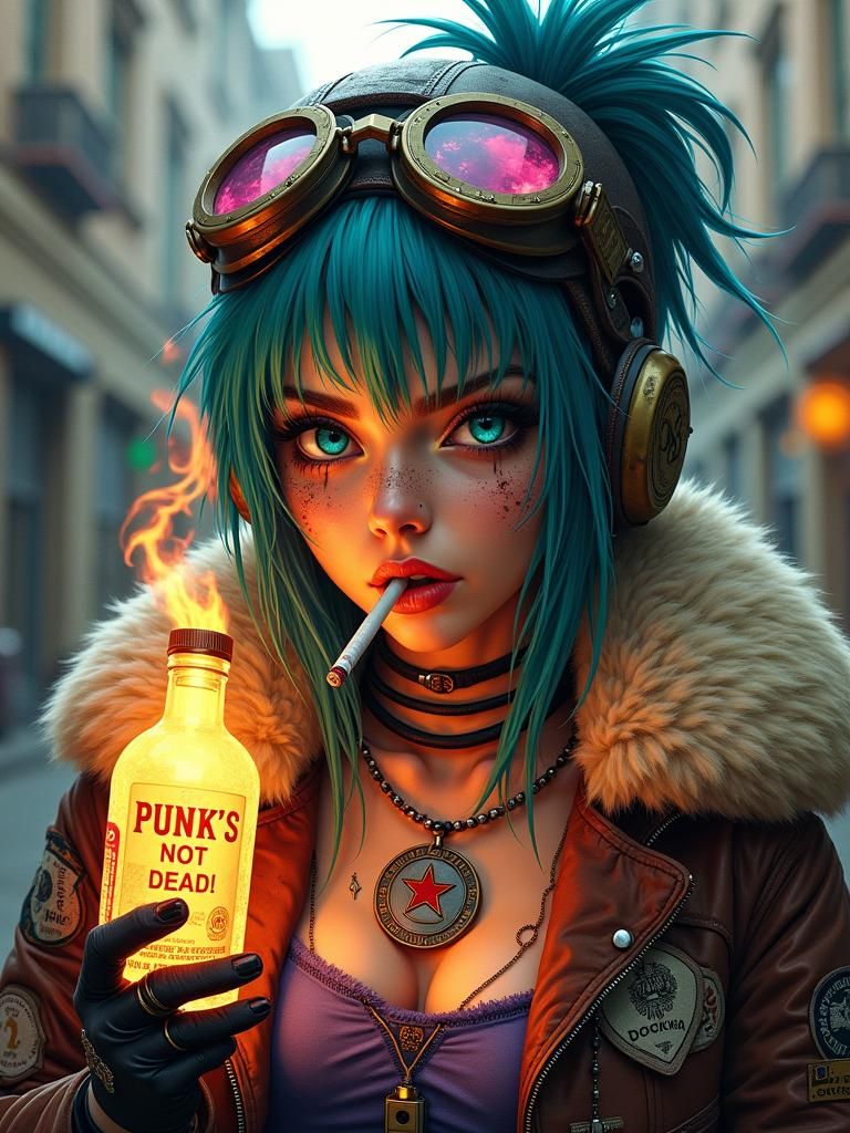 Tank Girl punk vodka