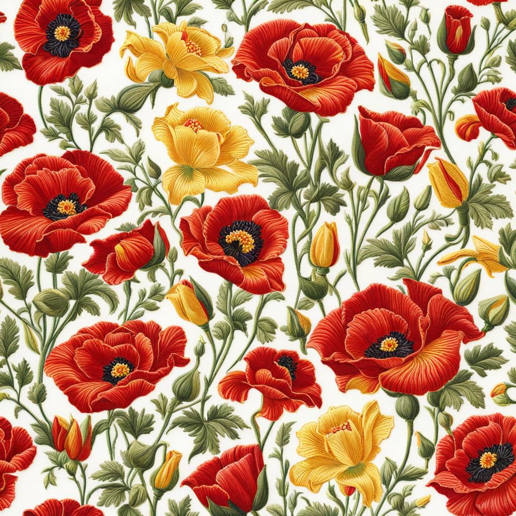 Embroidered Floral Shirt Still Life