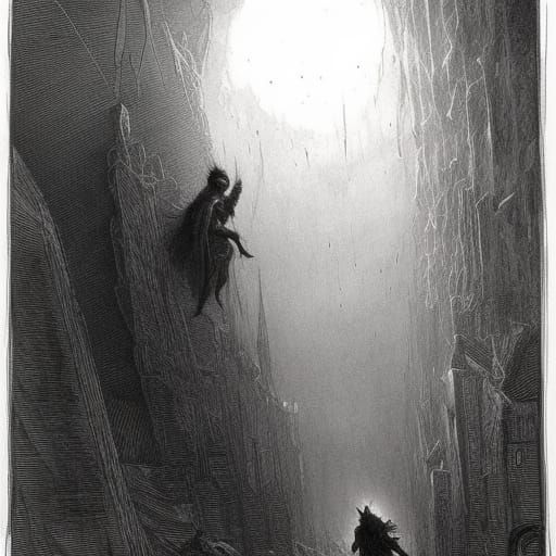 Horror Illustration in the Style of Doré