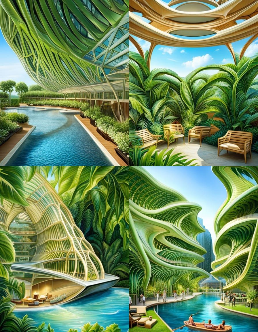 Futuristic Eco-Architecture Concept Design