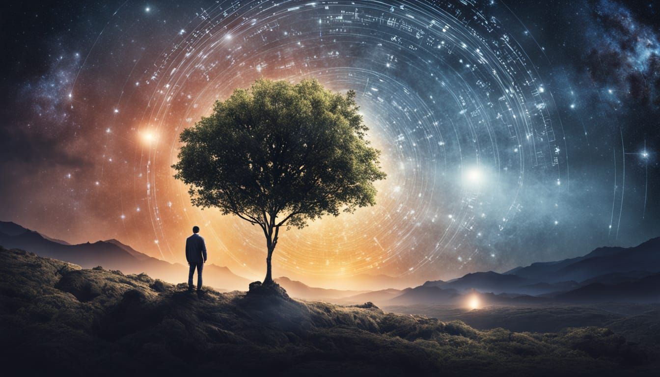 Night Sky Equations in Cinematic Style