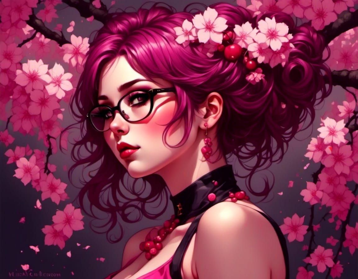 Ethereal Cherry Blossoms in Bloom