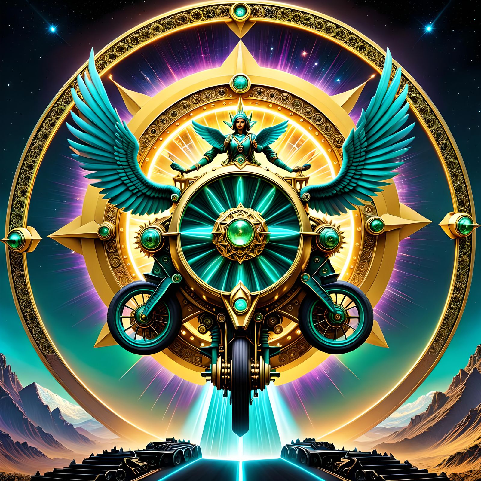 Ezekiel's Chariot: A Sci-Fi Vision of the Divine