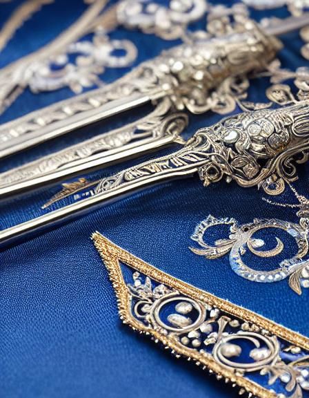 Ornate 14th Century Italian Spear Point in Silver