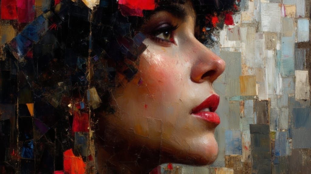 Baker Portrait in Caravaggio Chiaroscuro Style