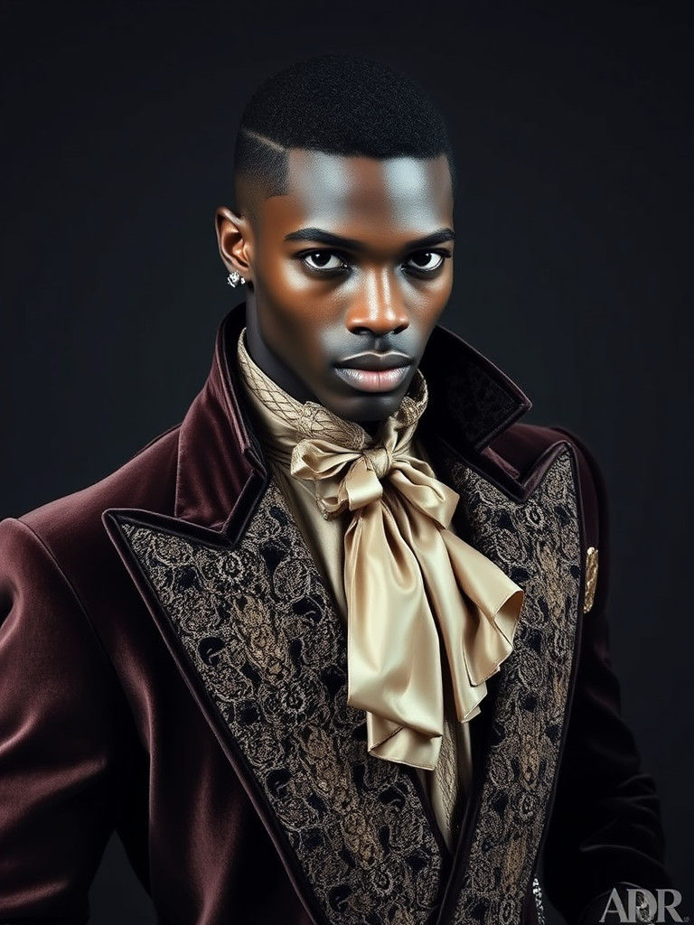 Balenciaga Haute Couture: Nubian Model in High Fashion