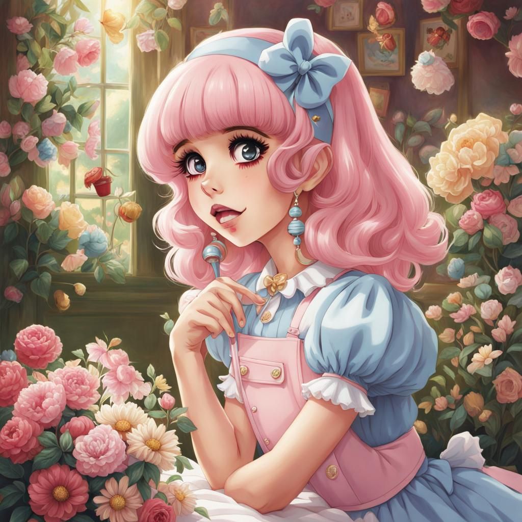 Anime Style Portrait Inspired by Japanese Manga