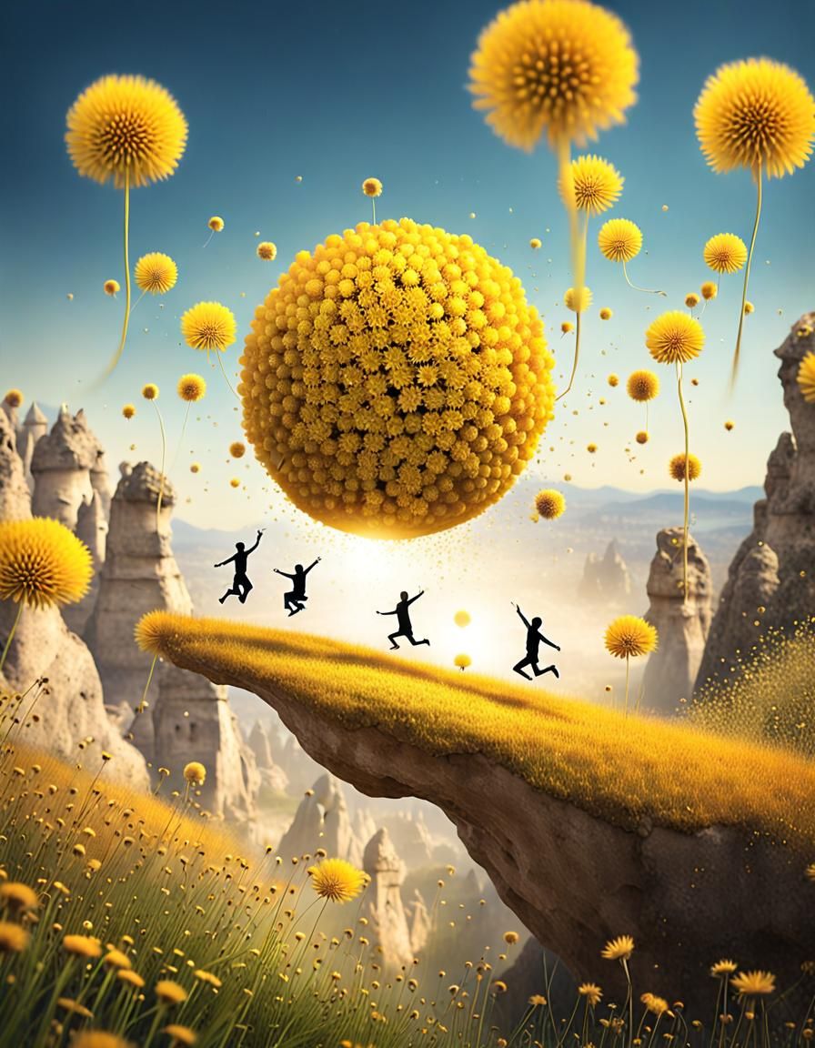 Anthropomorphic Buckyball Stick Figures in Cappadocia