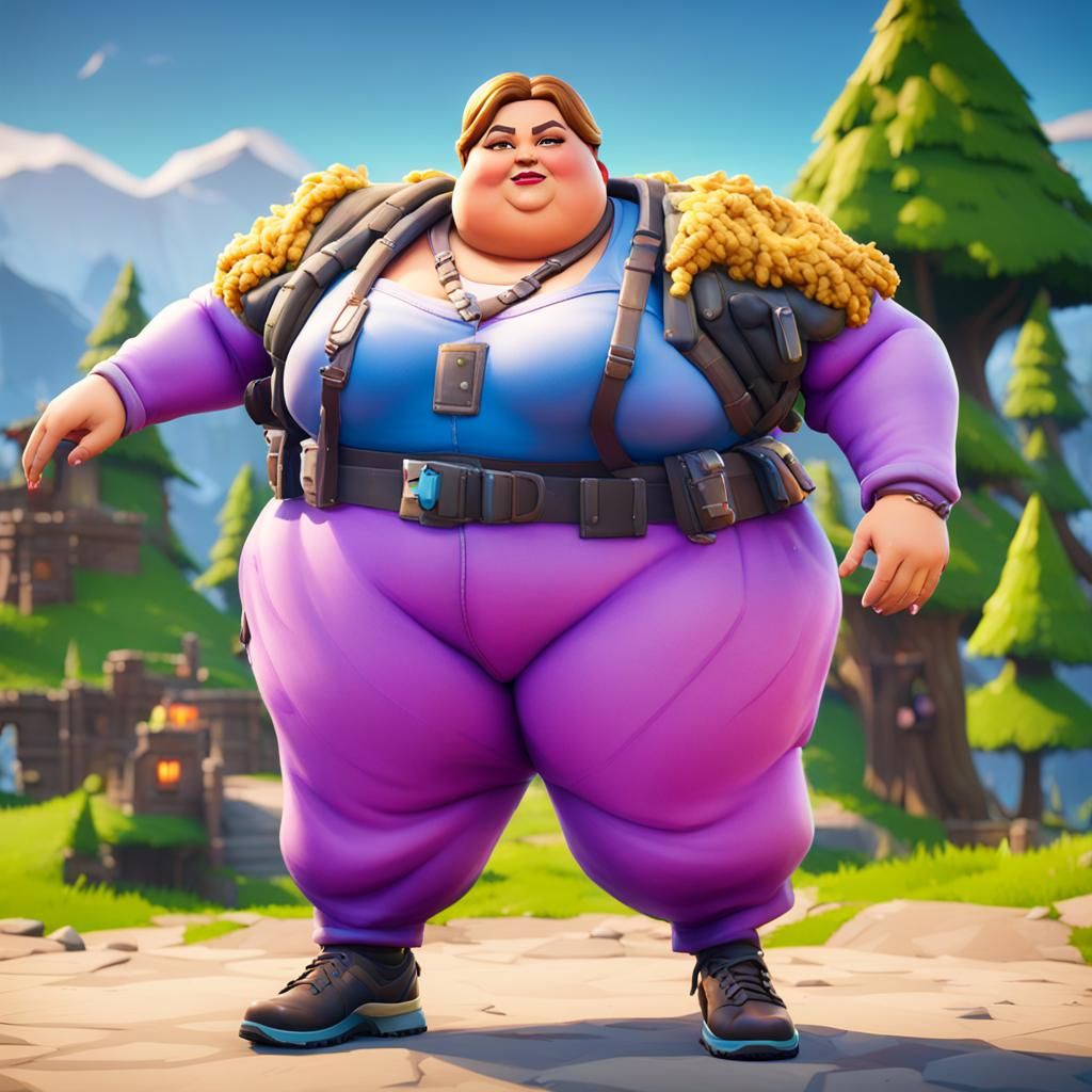 Curvaceous Woman as a Game Character