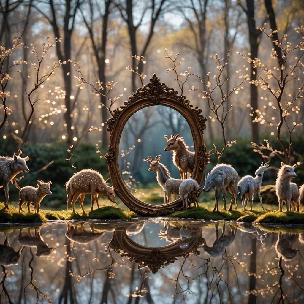 Recursive Creature Creation: A Conceptual Photograph