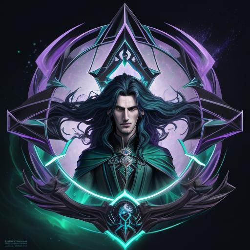 Wizards Brewing Magic Potion in Pop Art Style