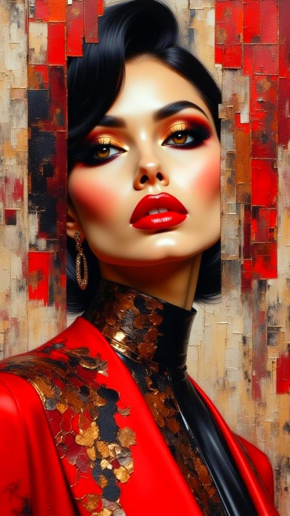 1960s Sacred Fashion Cover: Divine Opulence in Cathedral Cou...