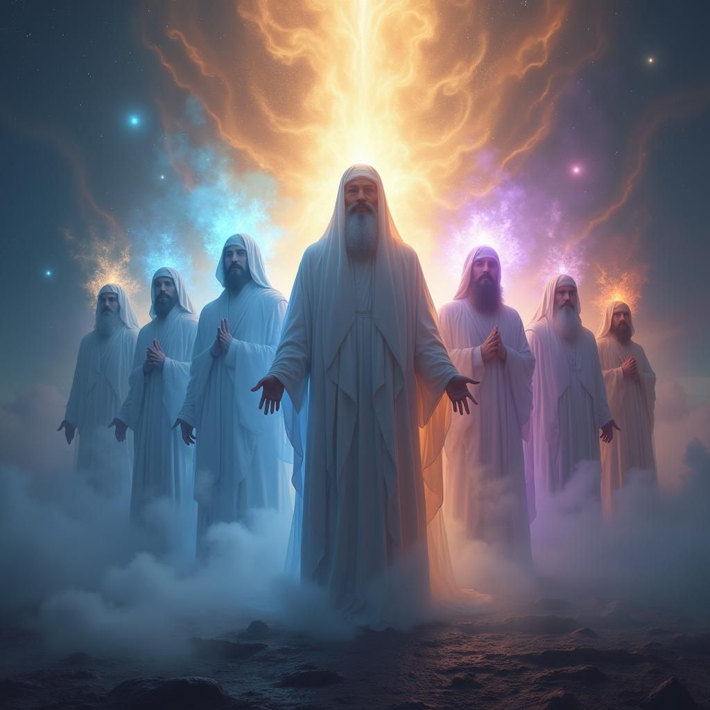 Ibn al-Arabi in Mystical Realm with Prophets