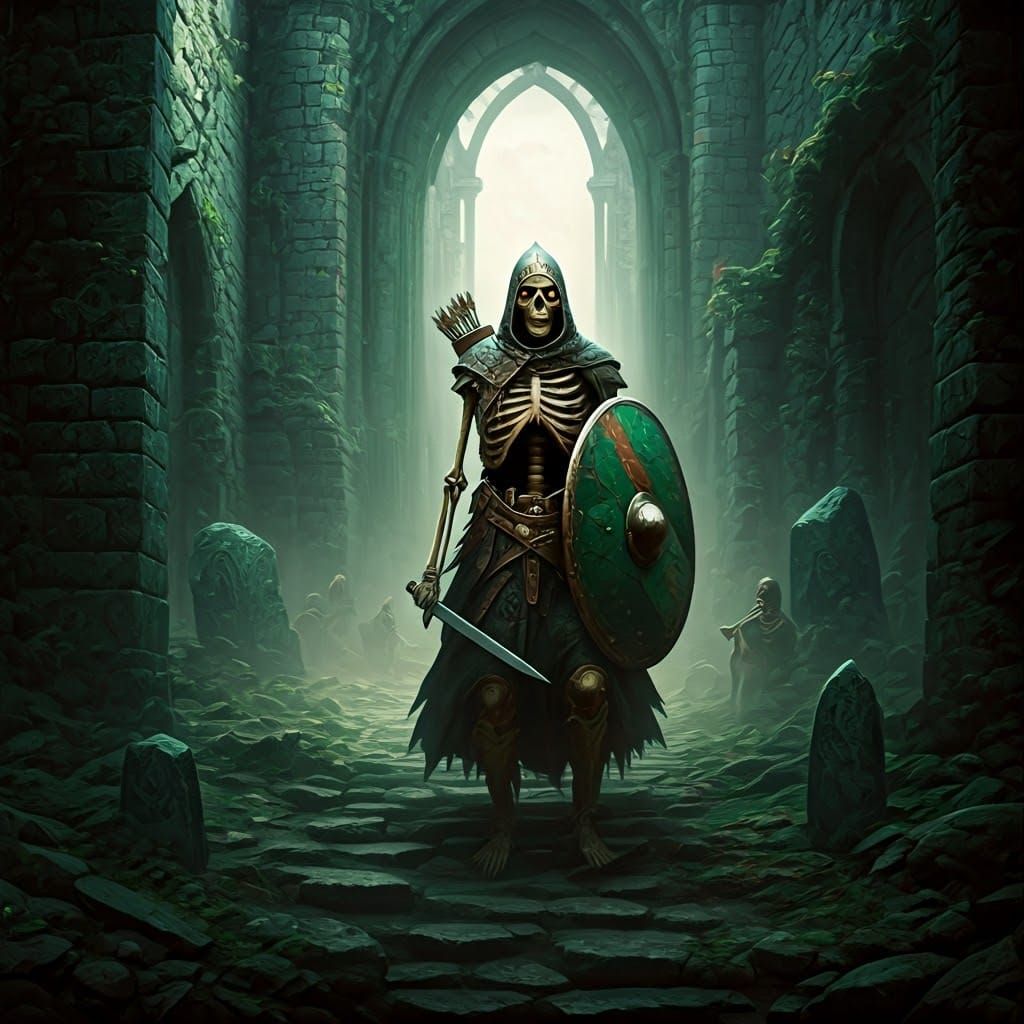 Ancient Celtic Warriors Rise from the Emerald Isle's Ruins