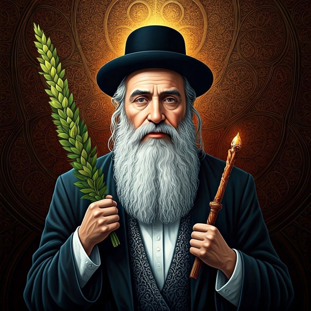 Rabbi Chassid Menena 4 species