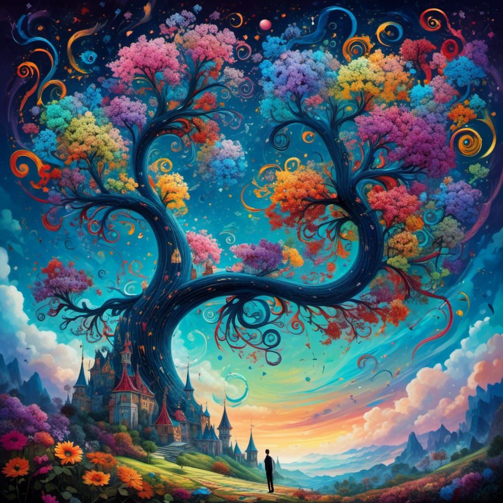 Surreal Alien World of Dancing Winds