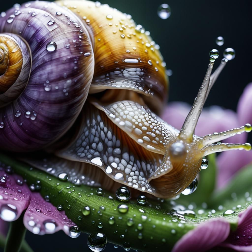 thirsty snail