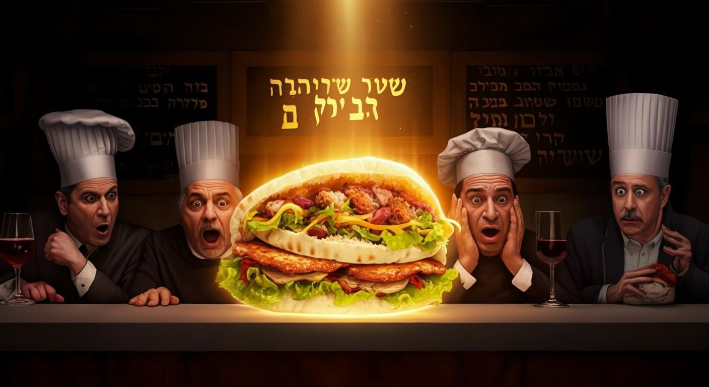 Contemporary Digital Art of a Humble Street Food Stand