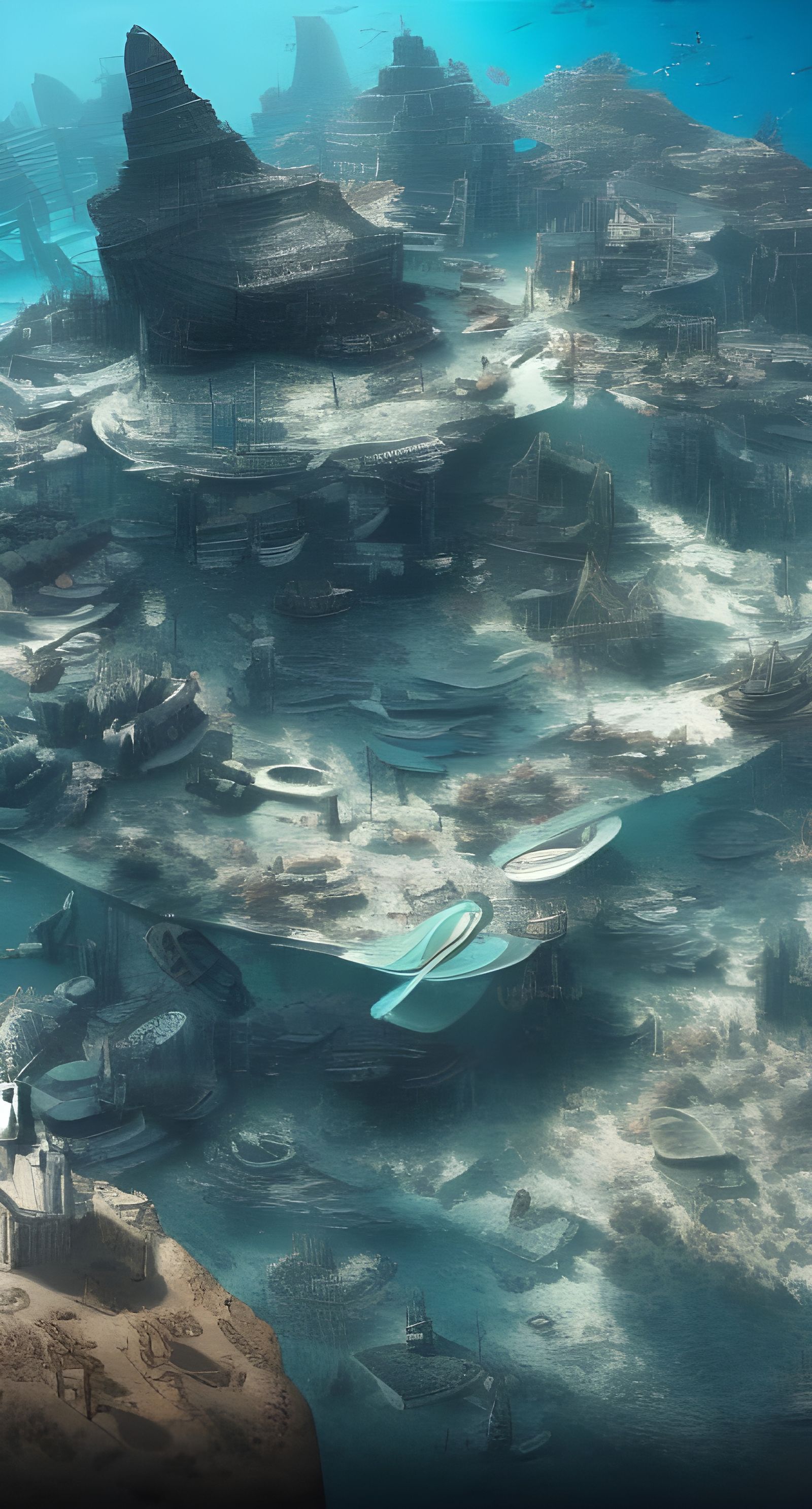 underwater high-tech city