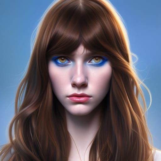 Hyperdetailed Portrait of a Girl in Unreal Engine