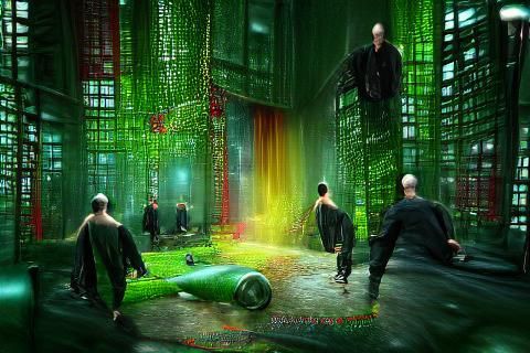 The Matrix Film Concept Art in 8K 3D