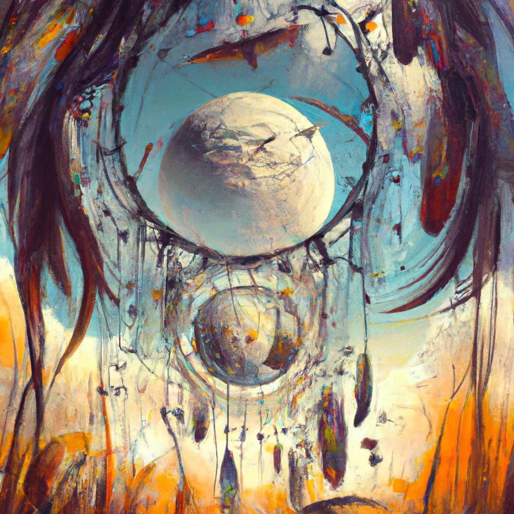 Terrifyingly Beautiful Dreamcatcher Artwork