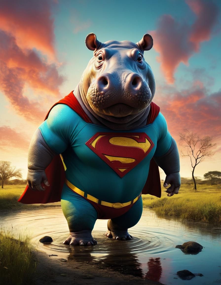 "There is a superhero in all of us."....Superhippo to the re...