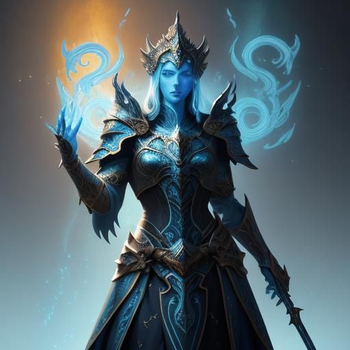 Terracotta Paladin Concept Art in Fantasy Style