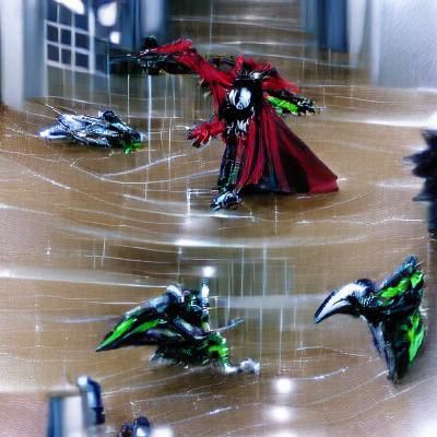 Spawn Comic Book Character Illustration