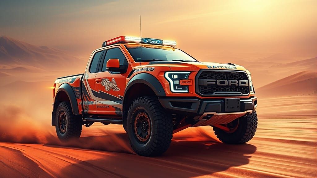 Ford Raptor T1+ at the Dakar Rally (2)