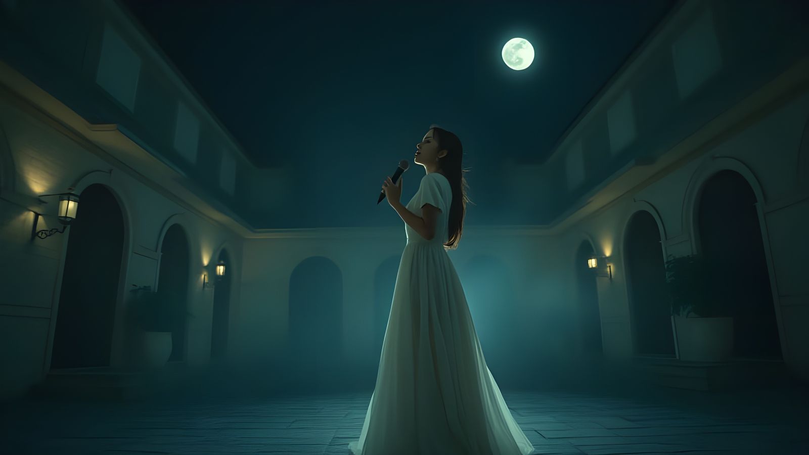 Emotional Music Video Concept with Moon Motif